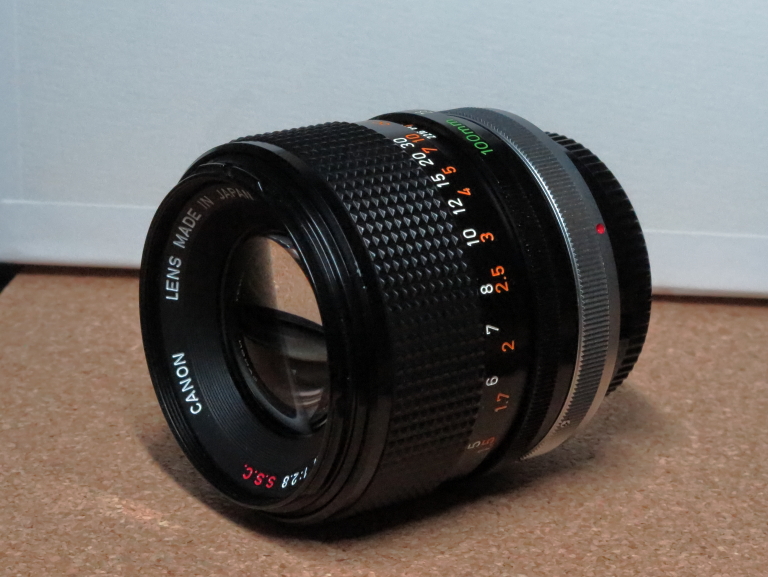 Canon FD100mm F2.8 S.S.C. a